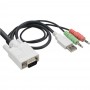 Commutateur KVM InLine® 2 ports VGA USB avec audio