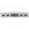 Commutateur KVM InLine® 4 ports DVI-D + USB + Audio incl. 2 jeux de câbles