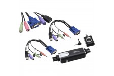 KVM Commutateur, Hybrid, ATEN Petite CS52A, PS/2, USB & Audio