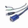 KVM Commutateur, ATEN, 2 x, CS64US, USB + Audio