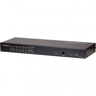 ATEN KH1516A, commutateur KVM Cat.5 à 16 ports avec connexion en guirlande, 19 ", 1U