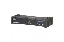 Commutateur KVMP, 2 ports, ATEN CubiQ CS1782A, DVI, USB 2.0, Audio 7.1