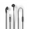 Écouteurs Filaires | 3.5 mm | Longueur de corde: 1.20 m | Microphone intégré | Contrôle du Volume | Noir