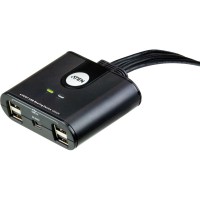 Commutateur de données USB 2.0, ATEN US424, 4x périphérique USB 2.0 sur 4 PC