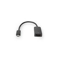 Adaptateur USB-C™ | USB 3.2 Gen 1 | USB-C™ Mâle | HDMI™ Femelle | 4K@60Hz | 0.20 m | Rond | Plaqué nickel | PVC | Noir | Boîte