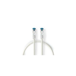 Câble CAT 6a | S/FTP | RJ45 Male | RJ45 Male | 10.0 m | Snagless | Rond | PVC / Tressé | Argent | Sachet avec Fenetre