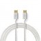 Câble Display Port | DisplayPort Mâle | DisplayPort Mâle | 8K@60Hz | Plaqué or | 2.00 m | Rond | Tressé | Argent | Sachet avec F