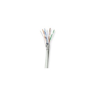 Réseau Câble Rouleau | CAT6 | Échoué | S/FTP | CCA | 100.0 m | Intérieur | Rond | PVC | Gris | Boîte