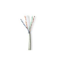 Réseau Câble Rouleau | CAT6a | Solide | U/UTP | Cuivre | 305.0 m | Intérieur | Rond | LSZH | Gris | Boîte de Tirage