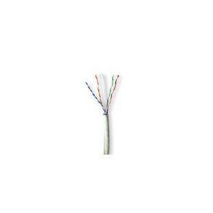 Réseau Câble Rouleau | CAT6a | Solide | U/UTP | Cuivre | 305.0 m | Intérieur | Rond | LSZH | Gris | Boîte de Tirage