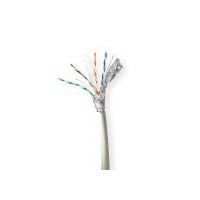 Réseau Câble Rouleau | CAT6a | Solide | S/FTP | Cuivre | 305.0 m | Intérieur | Rond | LSZH | Gris | Boîte de Tirage