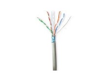 Réseau Câble Rouleau | CAT6 | Échoué | F/UTP | CCA | 100.0 m | Intérieur | Rond | PVC | Gris | Boîte