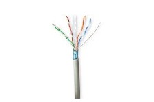 Réseau Câble Rouleau | CAT6 | Échoué | F/UTP | CCA | 100.0 m | Intérieur | Rond | PVC | Gris | Boîte