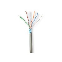 Réseau Câble Rouleau | CAT6 | Échoué | F/UTP | CCA | 305.0 m | Intérieur | Rond | PVC | Gris | Boîte