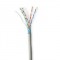 Réseau Câble Rouleau | CAT6 | Solide | F/UTP | CCA | 100.0 m | Intérieur | Rond | PVC | Gris | Boîte