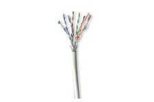 Réseau Câble Rouleau | CAT7 | Solide | S/FTP | Cuivre nu | 50.0 m | Intérieur | Rond | LSZH | Gris | Boîte