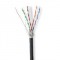 Réseau Câble Rouleau | CAT6 | Solide | S/FTP | CCA | 305.0 m | Dehors | Rond | PE | Noir | Boîte