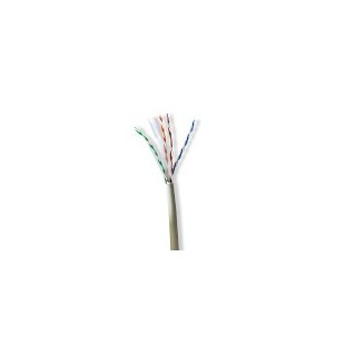 Réseau Câble Rouleau | CAT6 | Échoué | U/UTP | Cuivre nu | 305.0 m | Intérieur | Rond | LSZH | Gris | Boîte