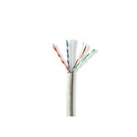 Réseau Câble Rouleau | CAT6 | Solide | U/UTP | Cuivre nu | 305.0 m | Intérieur | Rond | LSZH | Gris | Boîte