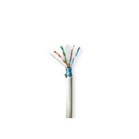 Réseau Câble Rouleau | CAT6 | Solide | F/UTP | Cuivre nu | 100.0 m | Intérieur | Rond | LSZH | Gris | Boîte