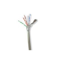 Réseau Câble Rouleau | CAT6 | Échoué | S/FTP | Cuivre nu | 100.0 m | Intérieur | Rond | LSZH | Gris | Boîte