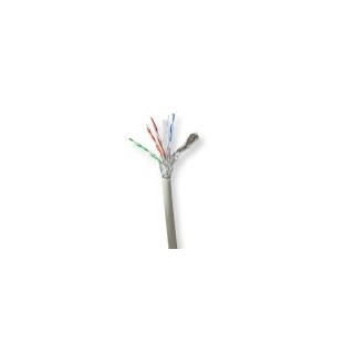 Réseau Câble Rouleau | CAT6 | Échoué | S/FTP | Cuivre nu | 305.0 m | Intérieur | Rond | LSZH | Gris | Boîte