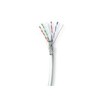 Réseau Câble Rouleau | CAT6 | Solide | S/FTP | Cuivre nu | 100.0 m | Intérieur | Rond | LSZH | Gris | Boîte