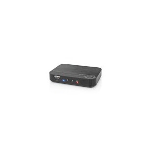 Convertisseur HDMI | 1x USB-C™ / 2x entrée HDMI ™ | 1x HDMI™ sortie | Une voie | 4K@60Hz | 18 Gbps | ABS | Anthracite