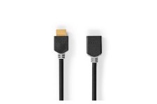 Câble HDMI Haute Vitesse avec ethernet | HDMI™ Connecteur | HDMI™ Femelle | 4K@60Hz | ARC | 18 Gbps | 1.00 m | Rond | PVC | Anth