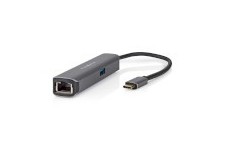 Adaptateur Multi-Ports USB | USB 3.2 Gen 1 | USB-C™ Mâle | RJ45 Femelle / Sortie HDMI ™ / USB-A Femelle / USB-C™ Femelle | 5 Gbp