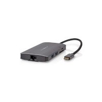 Adaptateur Multi-Ports USB | USB 3.2 Gen 1 | USB-C™ Mâle | Micro SD / RJ45 Femelle / SD / Sortie HDMI ™ / USB-C™ Femelle / 3x US