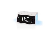 Réveil et Chargeur Sans Fil | Certifié Qi | 5 / 7.5 / 10 / 15 W | USB-A Mâle | Veilleuse | 2 Heures d'alarme | Fonction Snooze