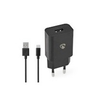 Chargeur mural | 5 W | Fonction de charge rapide | 1.0 A A | Nombre de sorties: 1 | USB-A | Micro USB (Loose) Câble | 1.00 m | S