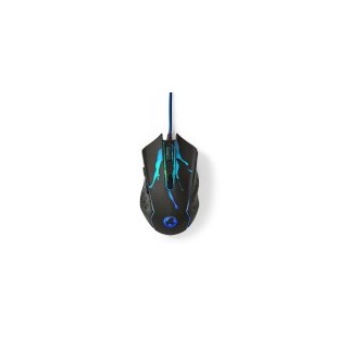 Souris de jeu | Filaire | 1200 / 1800 / 2400 / 3600 dpi | PPP (DPI) réglable | Nombre de boutons: 6 | Boutons programmables | Dr