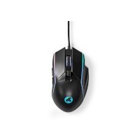 Souris de jeu | Filaire | 800 / 1200 / 2400 / 3200 / 4800 / 7200 dpi | PPP (DPI) réglable | Nombre de boutons: 6 | Boutons progr