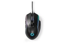 Souris de jeu | Filaire | 800 / 1200 / 2400 / 3200 / 4800 / 7200 dpi | PPP (DPI) réglable | Nombre de boutons: 6 | Boutons progr