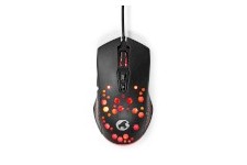 Souris de jeu | Filaire | 800 / 1200 / 2400 / 3200 / 4800 / 7200 dpi | PPP (DPI) réglable | Nombre de boutons: 7 | Boutons progr