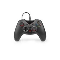 Manette de jeu | USB Type-A | Alimenté par port USB | PC | Nombre de boutons: 12 | Longueur de corde: 1.60 m | Noir