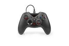 Manette de jeu | USB Type-A | Alimenté par port USB | PC | Nombre de boutons: 12 | Longueur de corde: 1.60 m | Noir