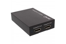 Splitter 2 ports InLine® DisplayPort pour connecter deux périphériques DisplayPort