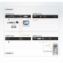 Extension de console Aten CE600, DVI Single Link + Clavier / Souris USB + Audio + Kit d'extension RS232, jusqu'à 60m