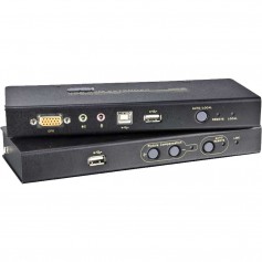 Konsolen-Extender ATEN CE800B, 1x PC - 2x Konsole USB, RS232, Audio, max. 250m
