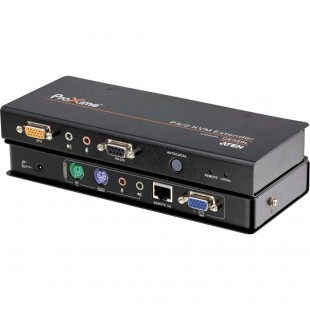 Extension de la console ATEN CE350, 1 PC - 2 stations de travail, PS / 2, VGA, RS232, Audio, max. 300m