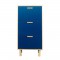 Meuble a chaussures - Pieds bois de pin bleu - LILA