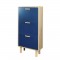 Meuble a chaussures - Pieds bois de pin bleu - LILA