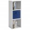 Meuble de rangement MIXCLUB 3 cases - Blanc - L 31,4x P 30 x H 91 cm