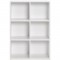 Meuble de rangement MIXCLUB 6 cases - Blanc - L 61,2 x P 30 x H 91 cm