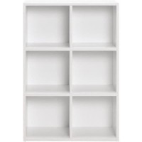 Meuble de rangement MIXCLUB 6 cases - Blanc - L 61,2 x P 30 x H 91 cm