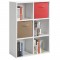 Meuble de rangement MIXCLUB 6 cases - Blanc - L 61,2 x P 30 x H 91 cm