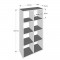 Meuble de rangement MIXCLUB 8 cases - Blanc - L 61,2 x P 30 x H 120,7 cm